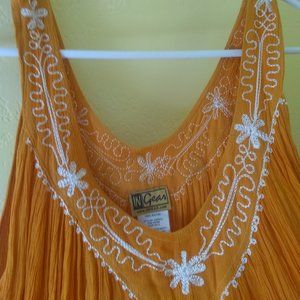 Sunshine embroidered sun dress